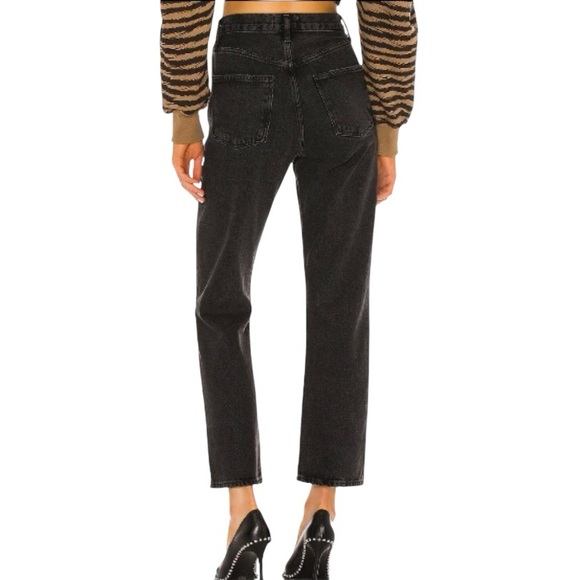 AGOLDE 90's Mid Rise Loose in Smokestack Size 27. Black jeans - Picture 3 of 8